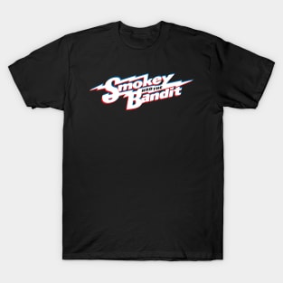 Smokey And The Bandit Glitch Design T-Shirt